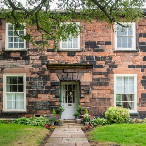 Red bricked building in the city of Carlisle, UK